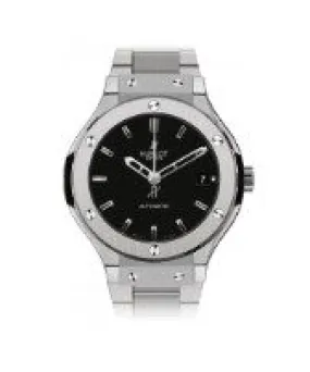 Hublot Classic Fusion Mat Black Dial Automatic Men's Titanium Watch 565.NX.1171.NX
