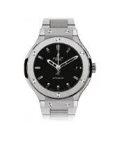 Hublot Classic Fusion Mat Black Dial Automatic Men's Titanium Watch 565.NX.1171.NX