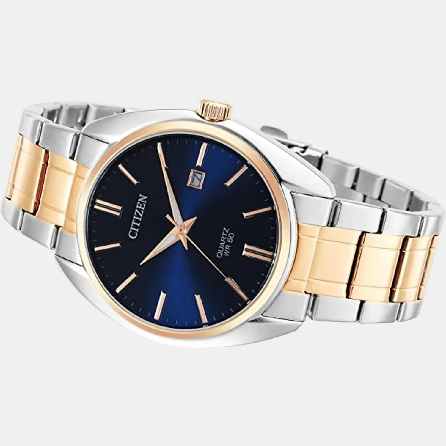 Hyperion Men's Blue Analog Stainless Steel Watch BI5104-57L