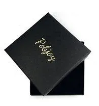 Ladies 9K Gold Star Drop Earrings
