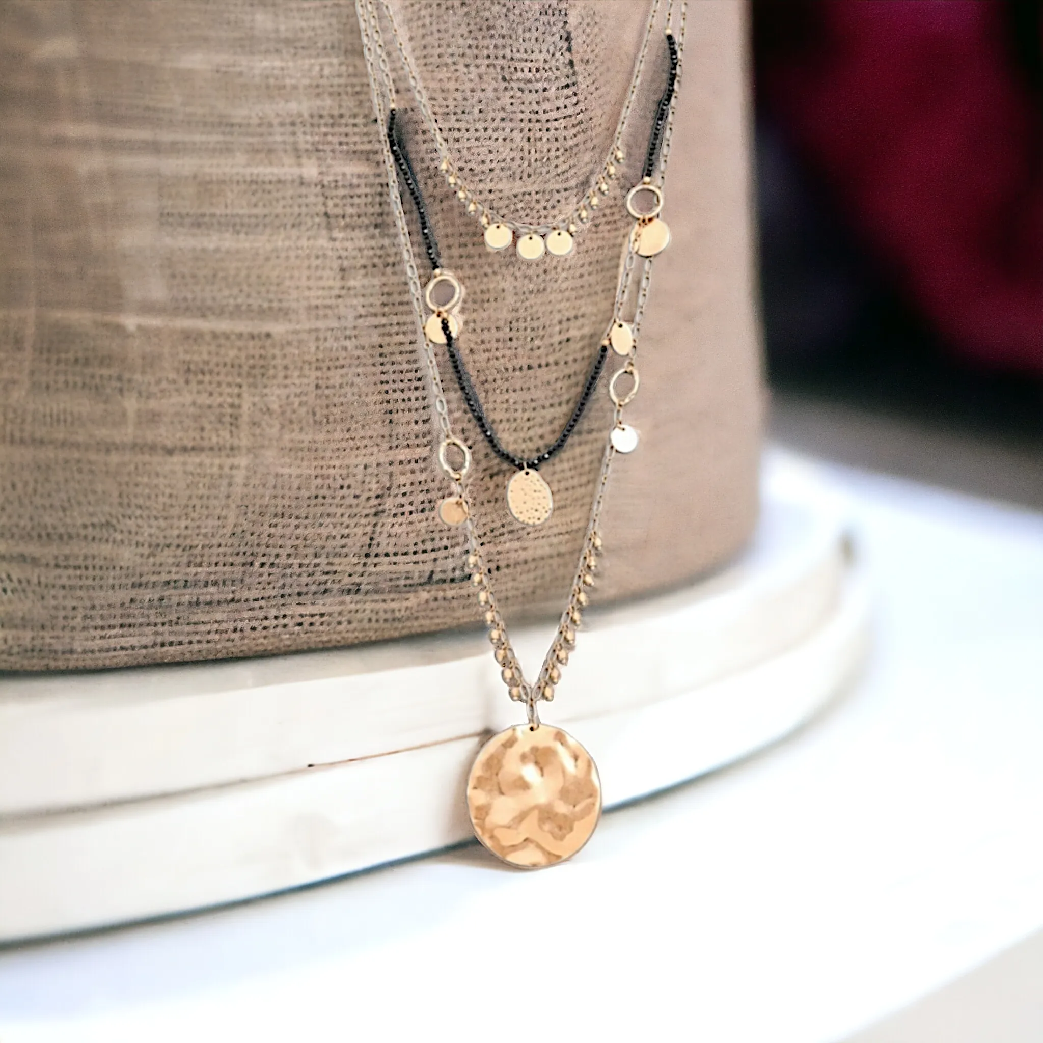 Layered Coin Necklace