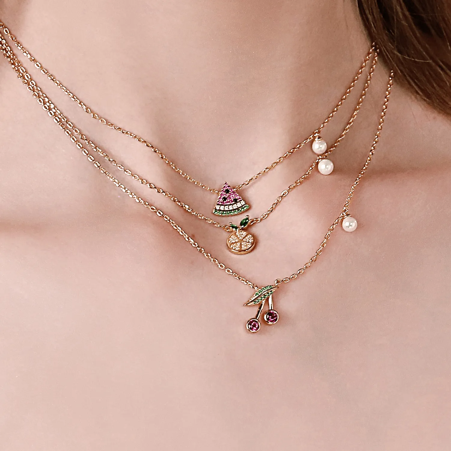 Little Fruits Pendant Necklace