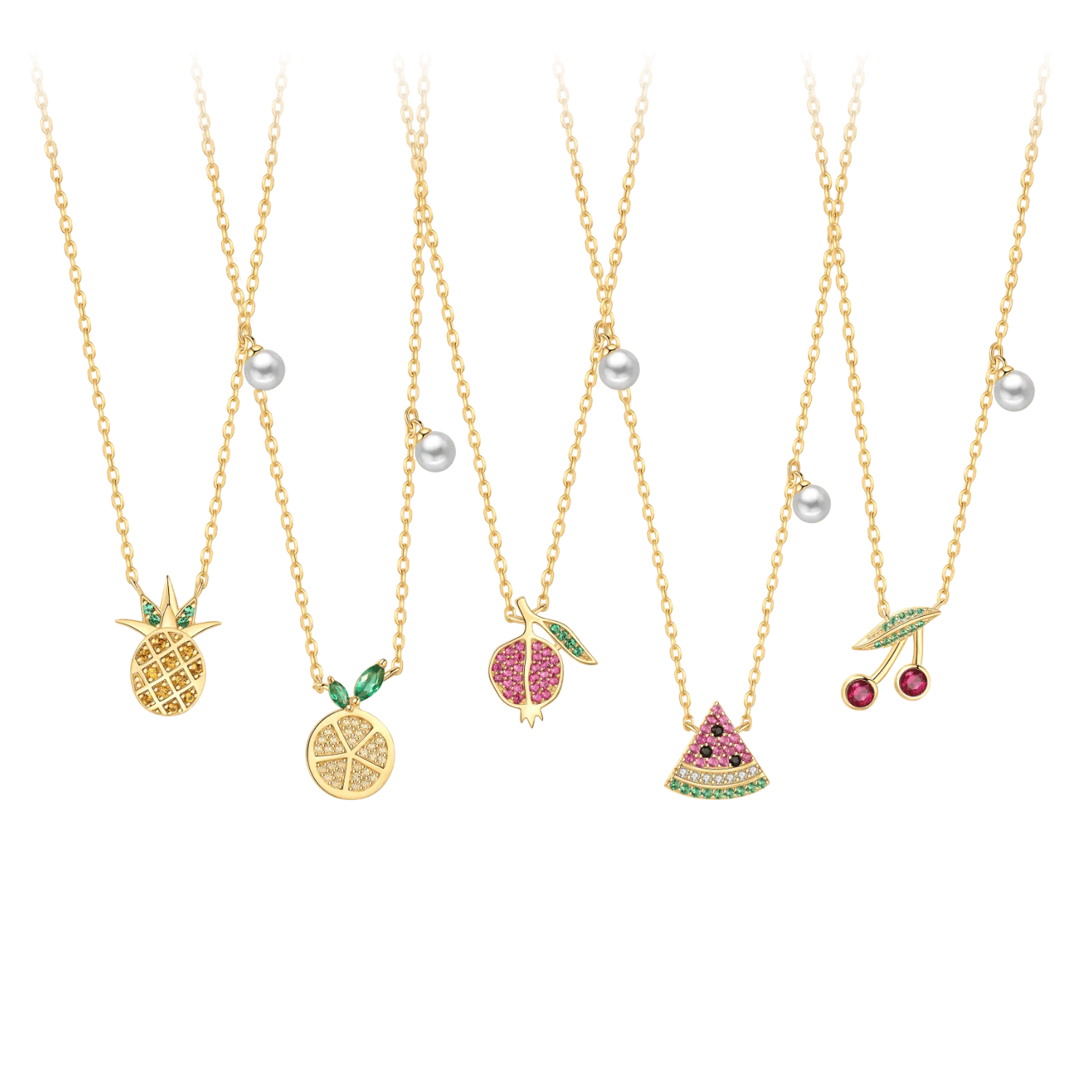 Little Fruits Pendant Necklace