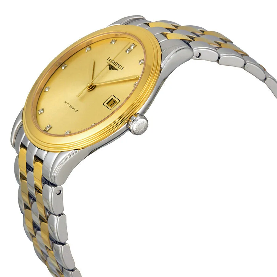 Longines Flagship Automatic Gold Dial Men's Watch L4.874.3.37.7