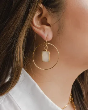 Luna Norte - Stoney Hoop Earrings-