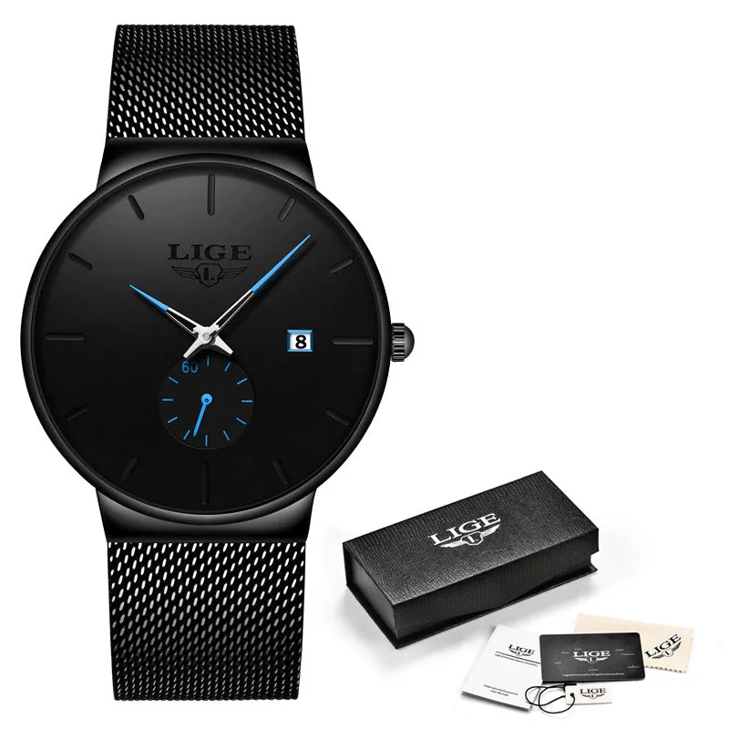 Men's business watch alloy quartz watch