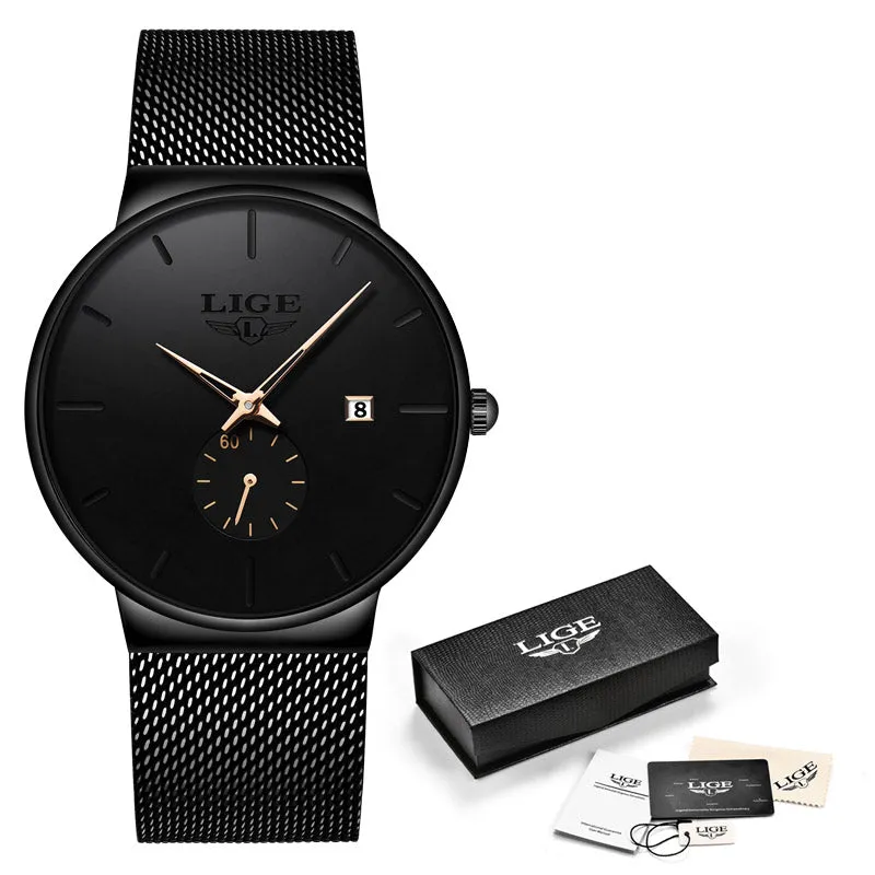 Men's business watch alloy quartz watch