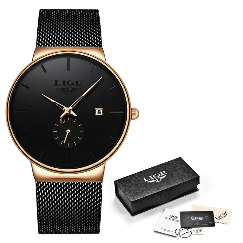 Men's business watch alloy quartz watch