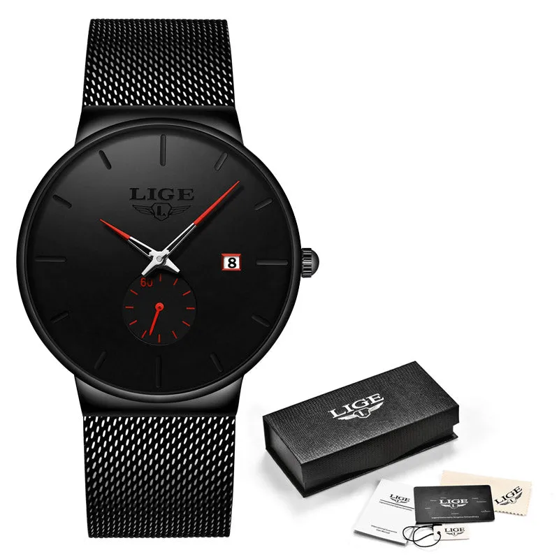 Men's business watch alloy quartz watch