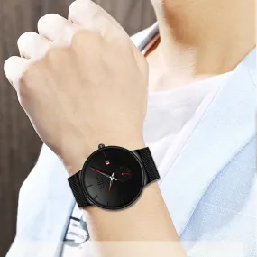 Men's business watch alloy quartz watch