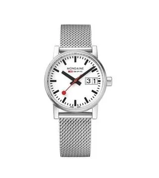 MONDAINE evo2, 30mm, stainless steel watch for women, MSE.30210.SM