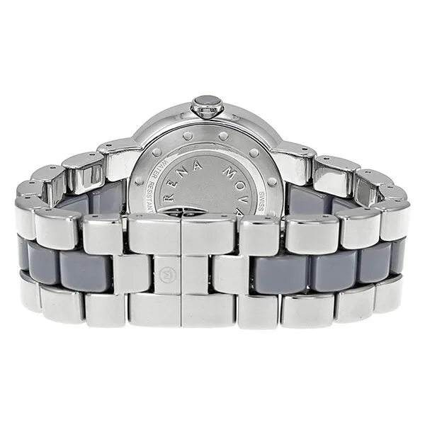 Movado Cerena Lilac Dial Lilac Ceramic and Stainless Steel Ladies Watch 0606554