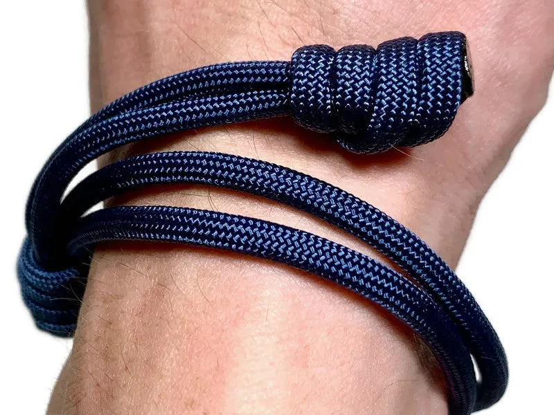 Navy Double Rope Bracelet