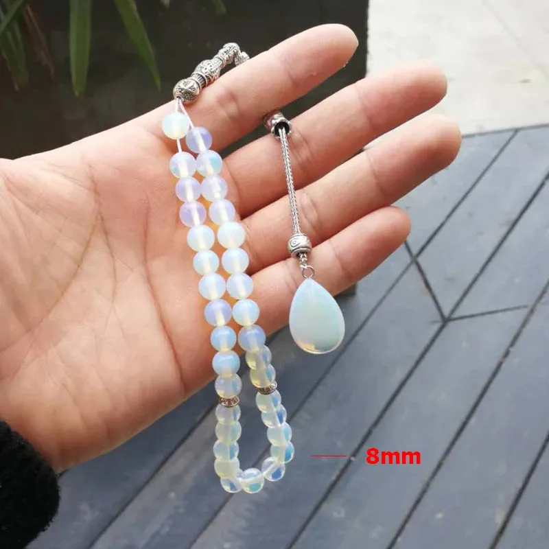 New arrival opal stone Tasbih 33 66 99 beads March 8 Gift