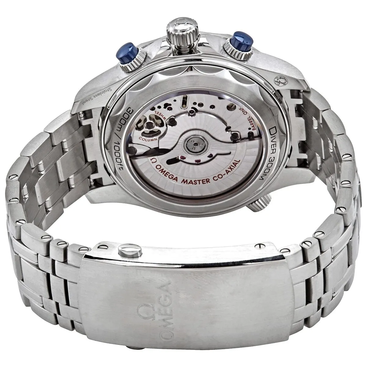 Omega Seamaster Diver Chronograph Automatic Chronometer Blue Dial Men's Watch 210.30.44.51.03.001