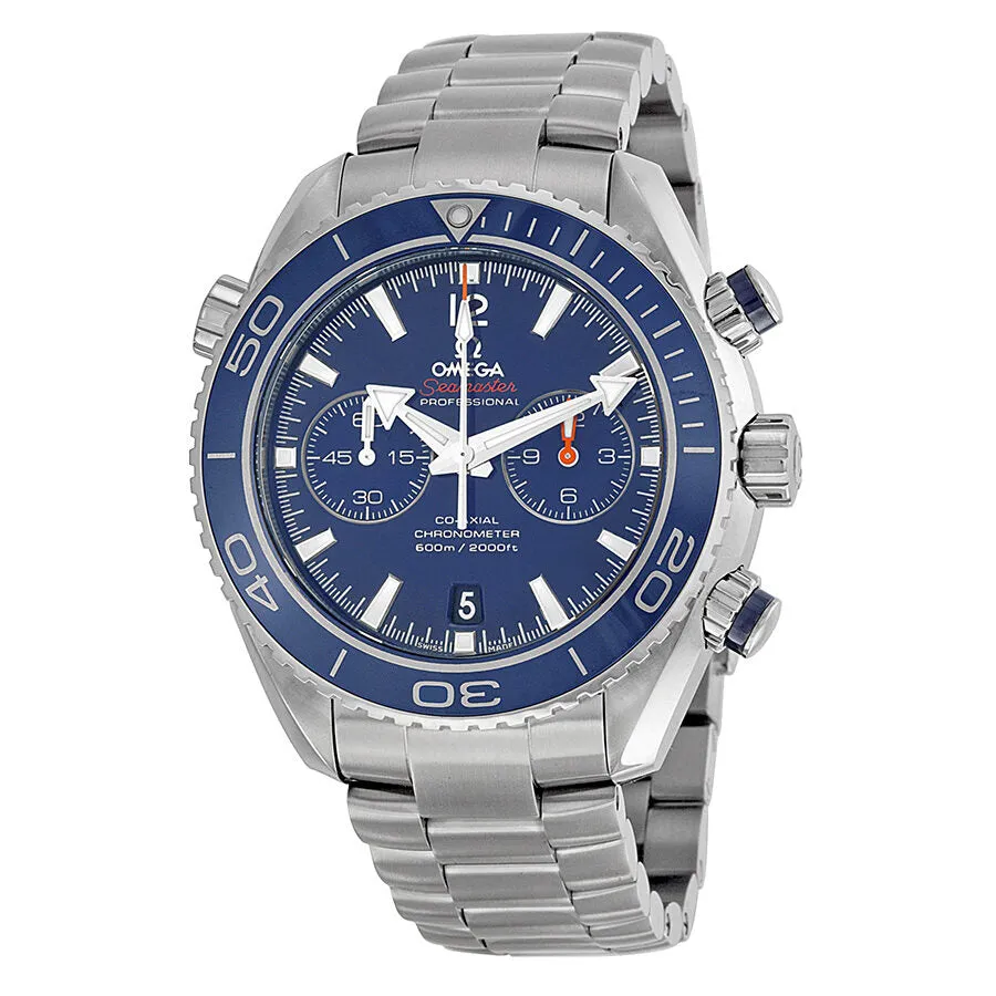 Omega Seamaster Planet Ocean Titanium 600M Chronograph Automatic Blue Dial Men's Watch 232.90.46.51.03.001