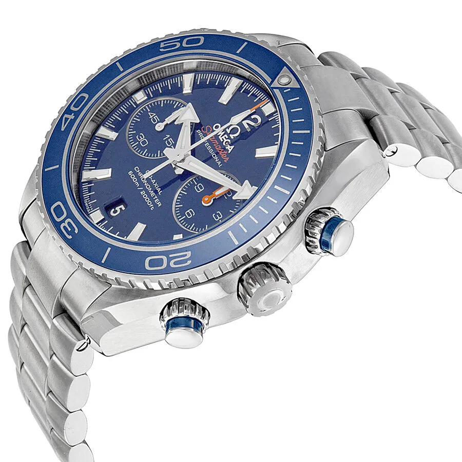 Omega Seamaster Planet Ocean Titanium 600M Chronograph Automatic Blue Dial Men's Watch 232.90.46.51.03.001