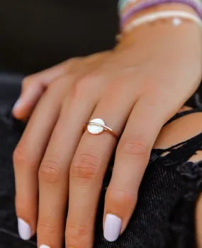 Opal Saturn Ring