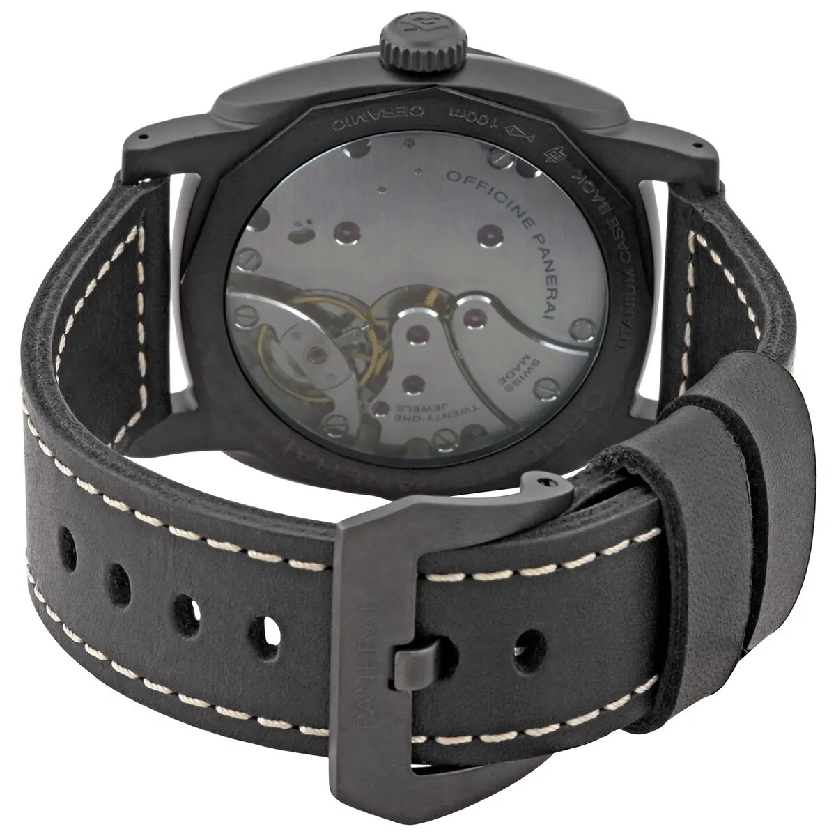 Panerai Radiomir 48MM Hand Wind Military Green Dial Ceramic Men's 48 mm Watch PAM00997