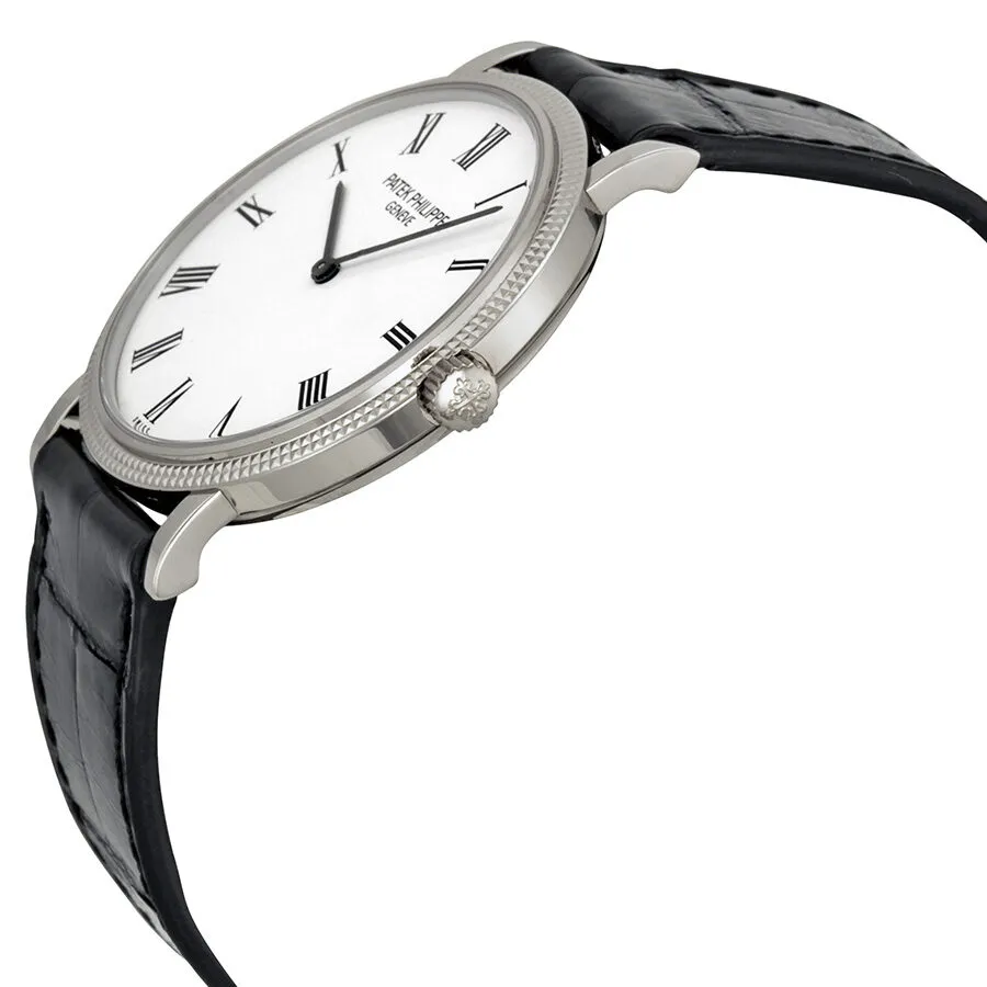 Patek Philippe Calatrava White Dial 18k White Gold Men's Watch 5120G 5120G-001
