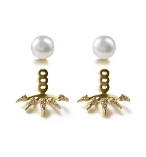 Pearl Spike Ear Jacket