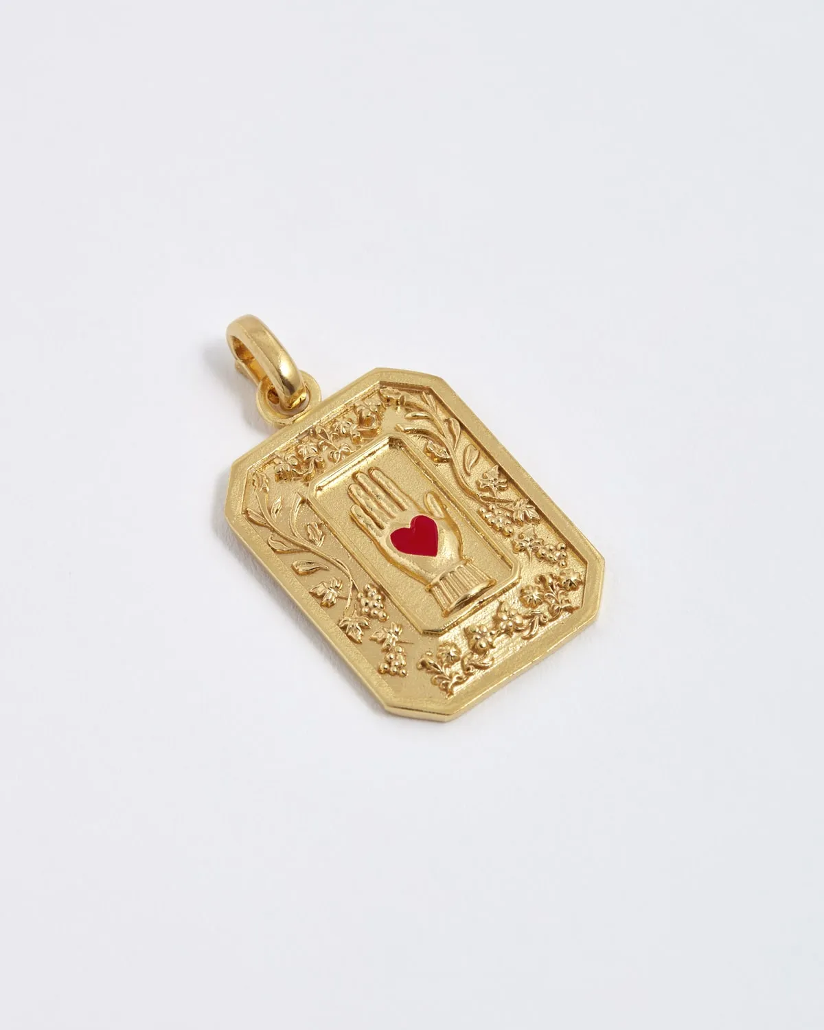 Pendant Heart In Hand Gold