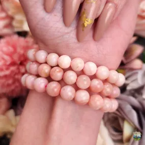 Pink Opal Bracelet (High Quality) for Heart Healing and Romance