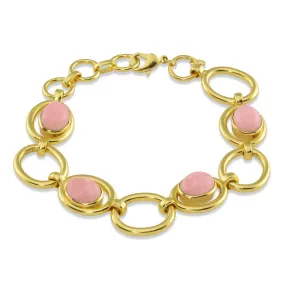 Pink Opal Link Bracelet: The Ada