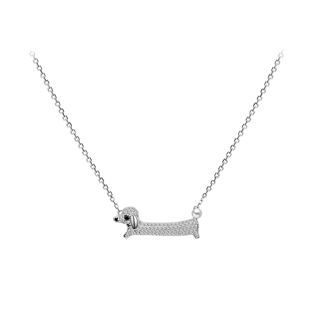 Puppy Pendant Necklace