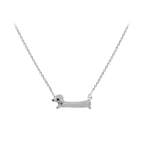 Puppy Pendant Necklace