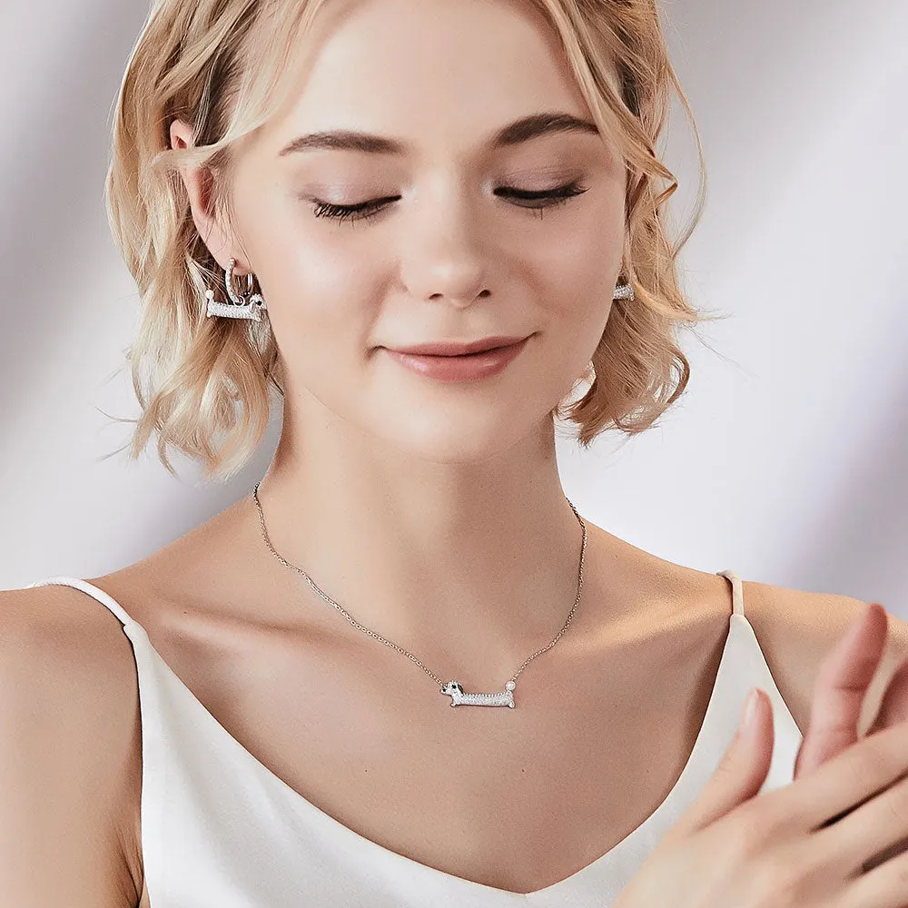 Puppy Pendant Necklace