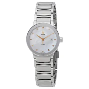 Rado Centrix Automatic Mother of Pearl Diamond Dial Ladies Watch R30027923