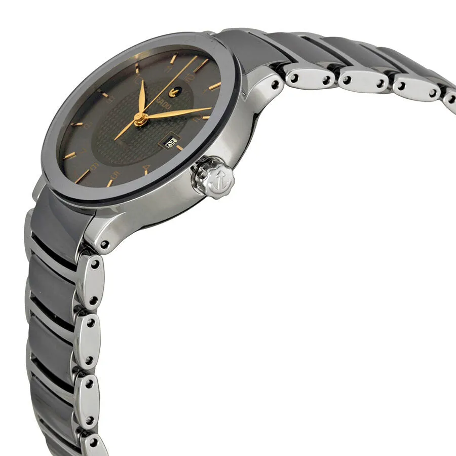Rado Centrix Automatic Stainless Steel and Ceramic Ladies Watch R30940132
