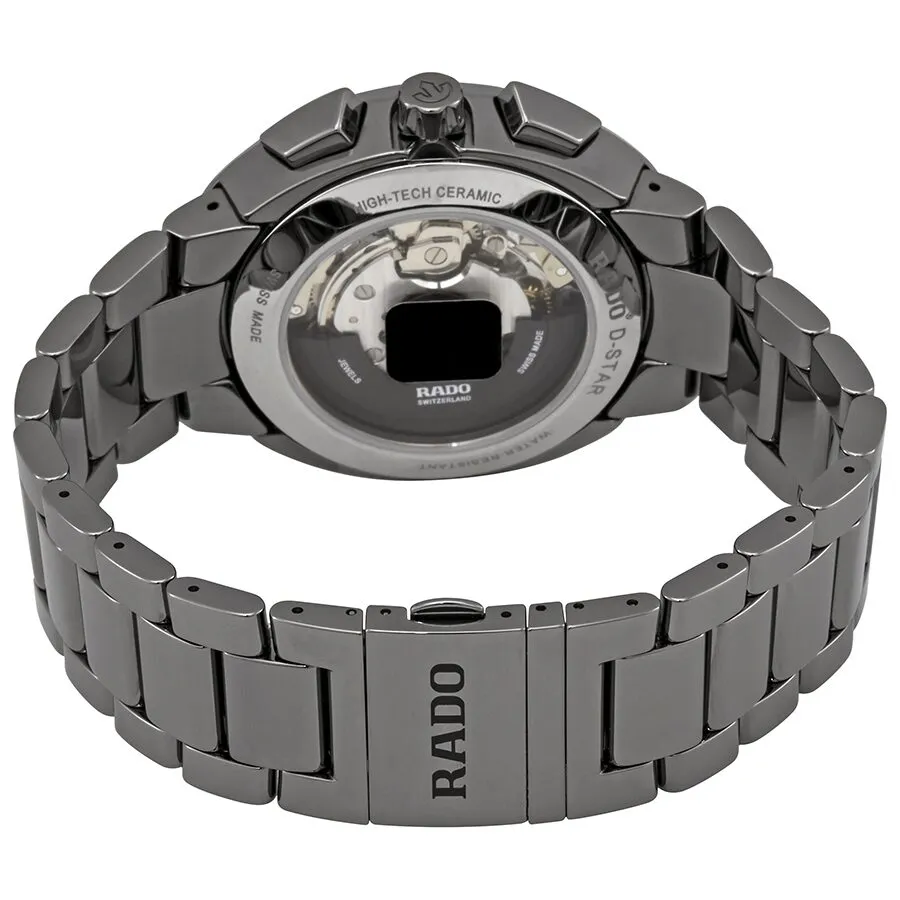Rado D-Star Chronograph Automatic Dark Grey Dial Men's Watch R15198102