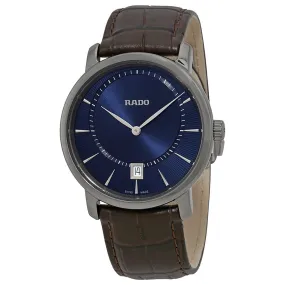 Rado DiaMaster Quartz Blue Dial Ceramic Men's Watch R14135206
