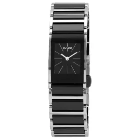 Rado Integral Black Dial Ceramic Ladies Watch R20786152