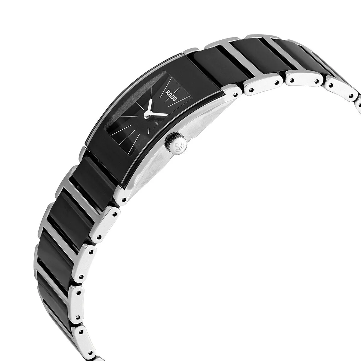 Rado Integral Black Dial Ceramic Ladies Watch R20786152