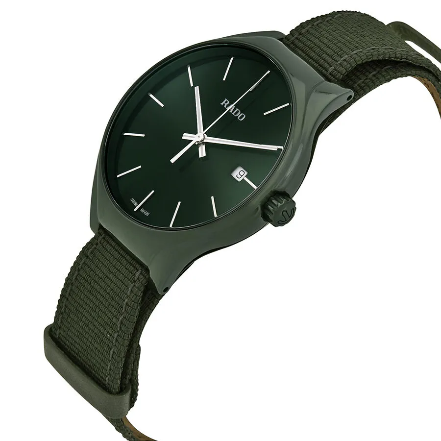 Rado True Quartz Green Dial Men's Watch R27233316