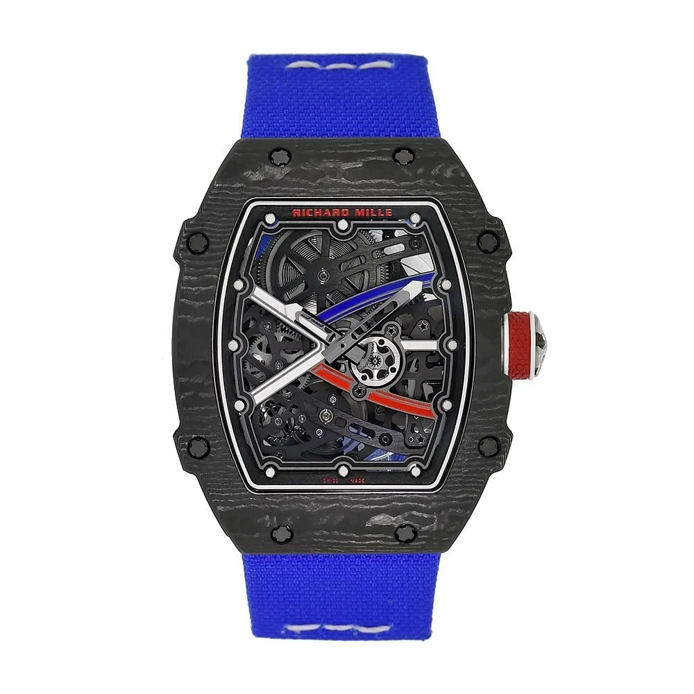 Richard Mille RM 67-02 Automatic Men's Watch RM67-02 Sebastian Ogier Black/Blue