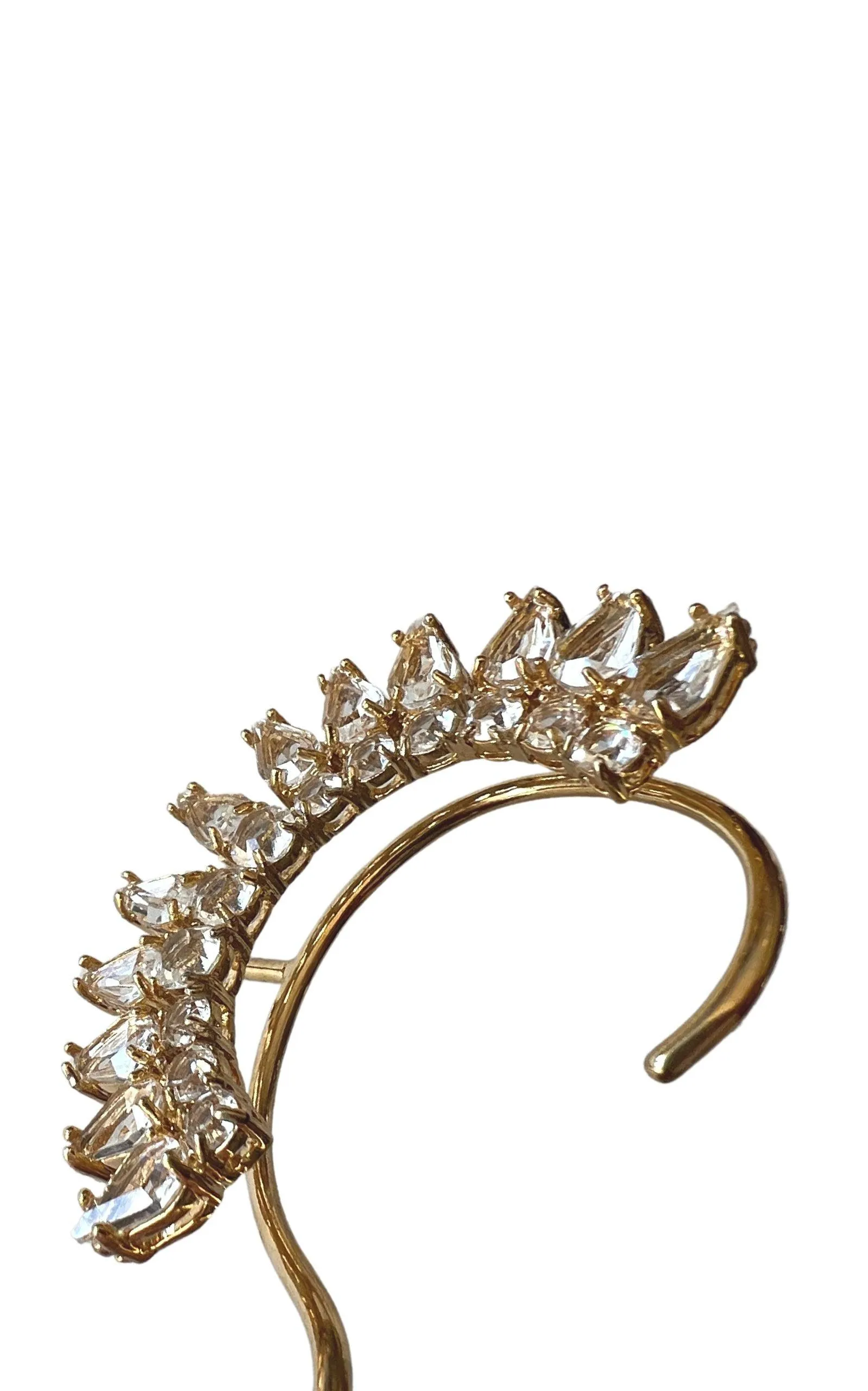 Right Crystal Ear Cuff