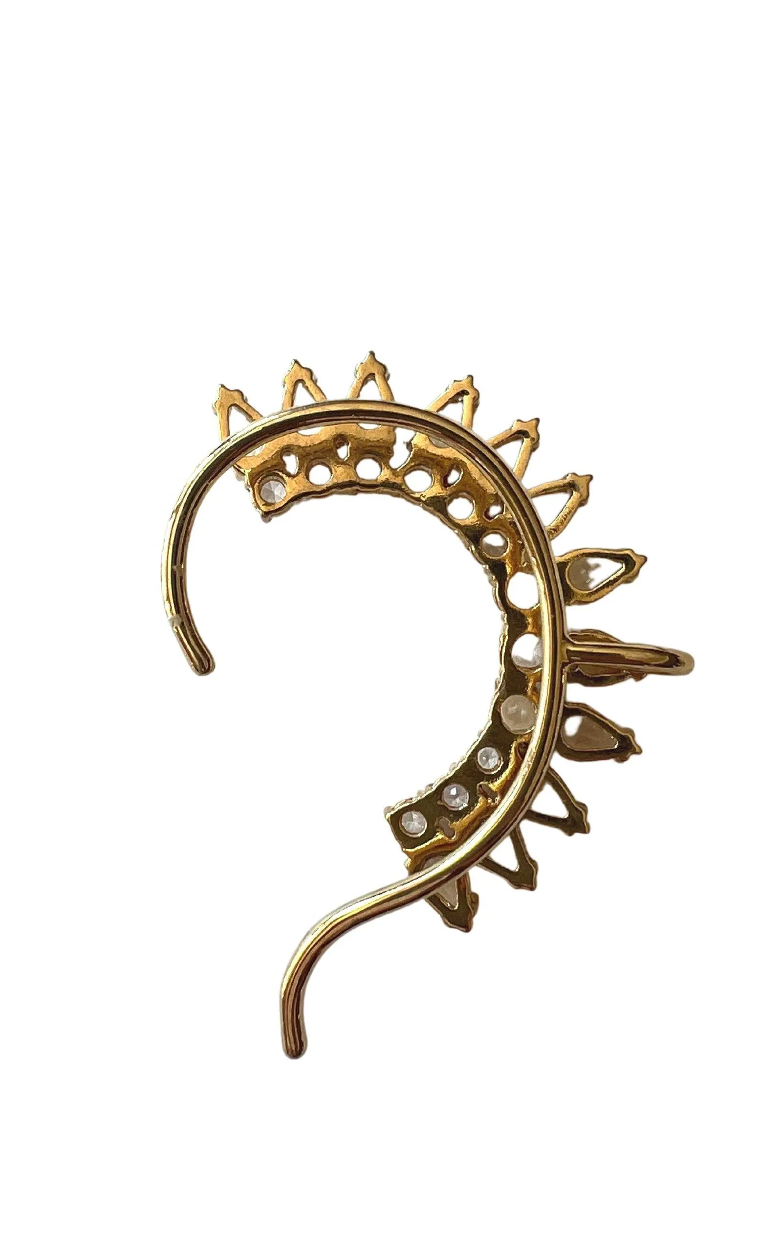 Right Crystal Ear Cuff