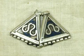 Set of Antique silver Cones from India
