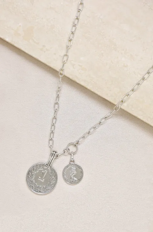 Simplicity Coin & Chain Necklace