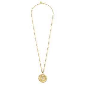 Solid 11:11 Angel Eye Coin Pendant