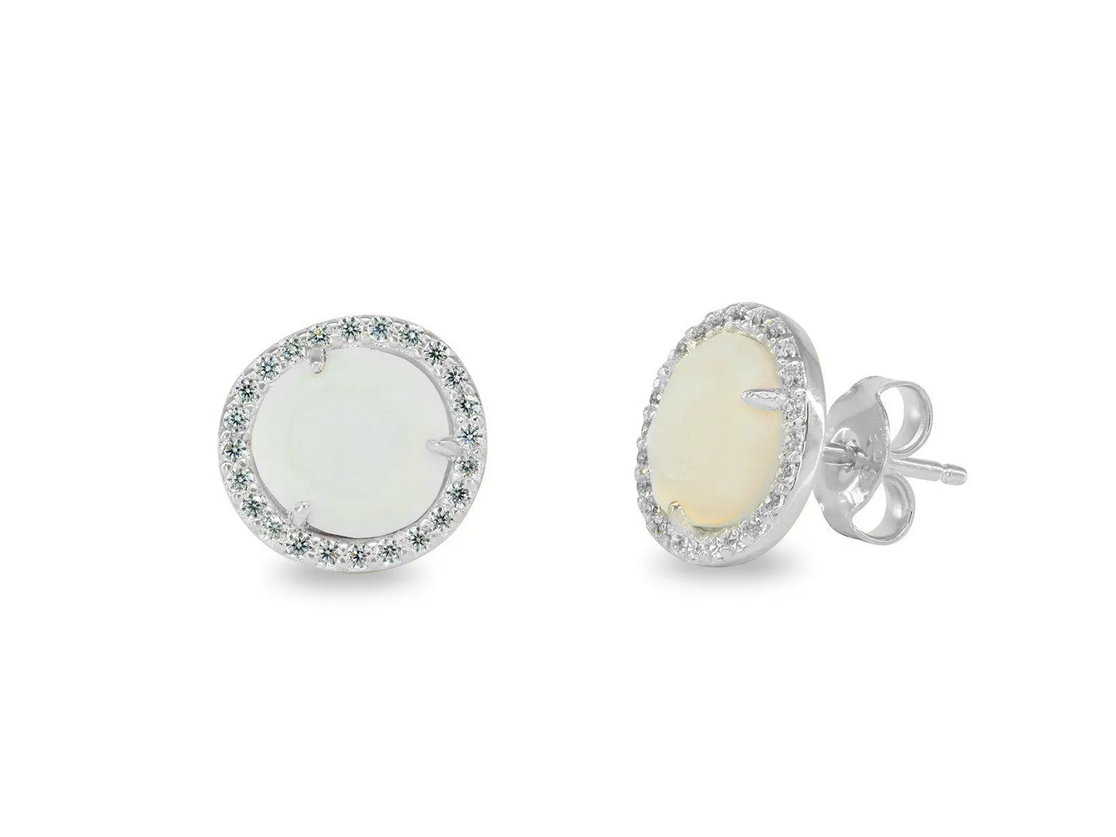 Sparkling Mother of Pearl Studs