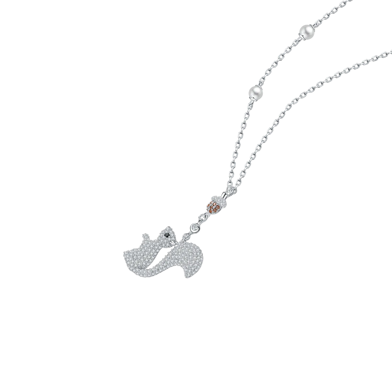 Squirrel Pendant Necklace