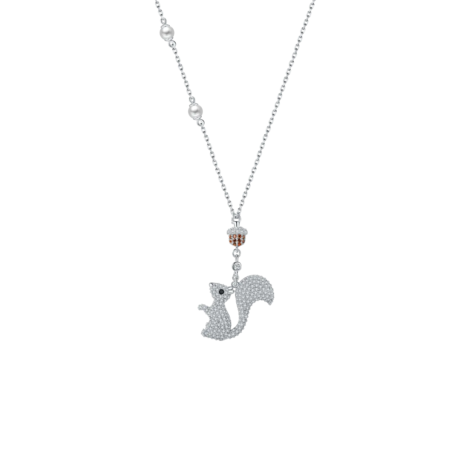 Squirrel Pendant Necklace