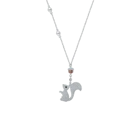 Squirrel Pendant Necklace