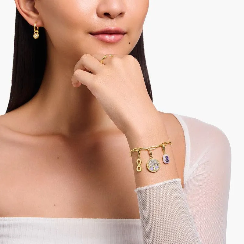 Thomas Sabo Charm Pendant - Infinity Yellow-Gold Plated