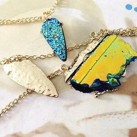 Three Layered Turquoise Necklace